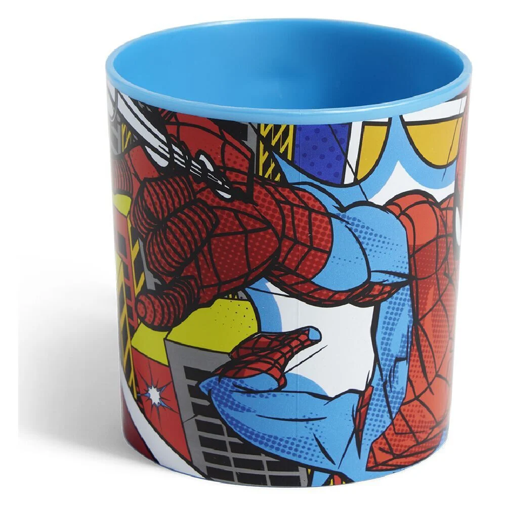 Tasse enfant Spiderman plastique Ø7,6xH9cm