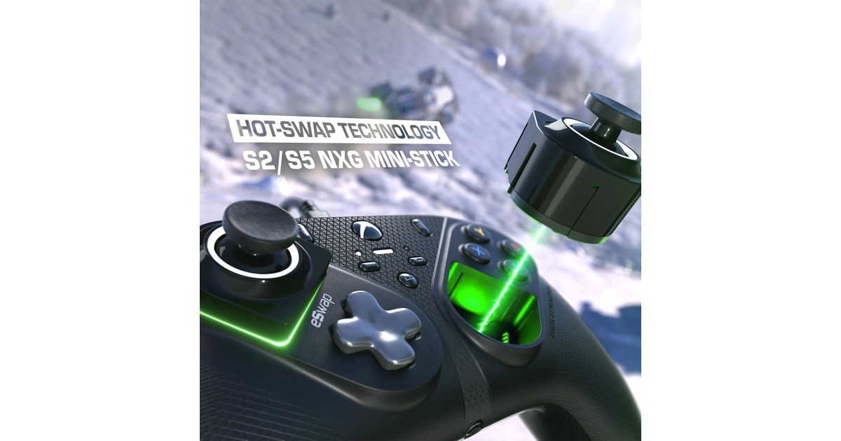 ThrustmasterESWAP S Pro Controller-gamepad  (Zwart/grijs, Pc, Xbox One, Xbox Series X|S)