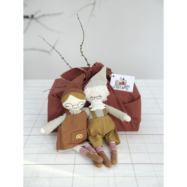 Fabelab Christmas Elf Doll - Grandpa Multi colours