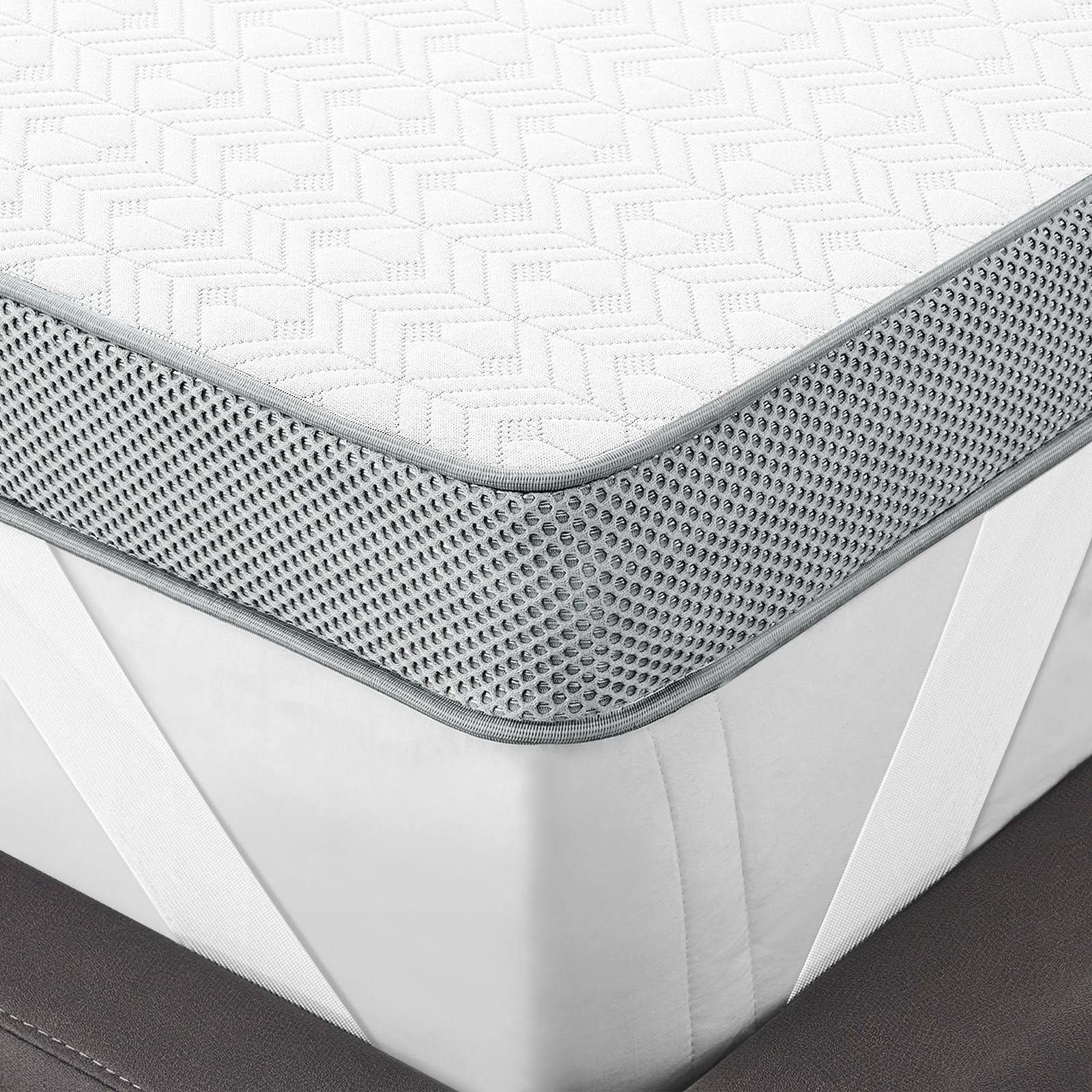 Koorlian Matratzenauflage Matratzen Topper 7.5cm Gel Memory Foam Matra