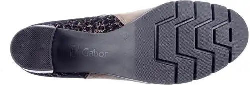Gabor taupe combi 72.071.34 - maat 9 enkellaars taupe - maat 9 Calandschoen