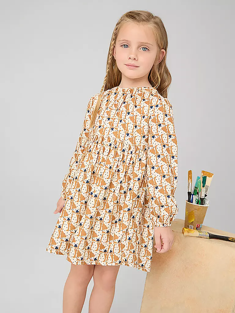 MAYORAL Mädchen Kleid hellbraun