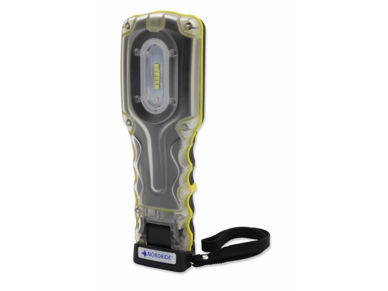 Nordride Handleuchte Grip Pro 350 Lumen, IP65, mit Magnet Akku Handlampe, Taschenlampe