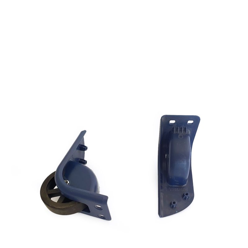 Lot de 2 roues de rechange 82813 Montrouge Droite/Gauche Bleu BAA