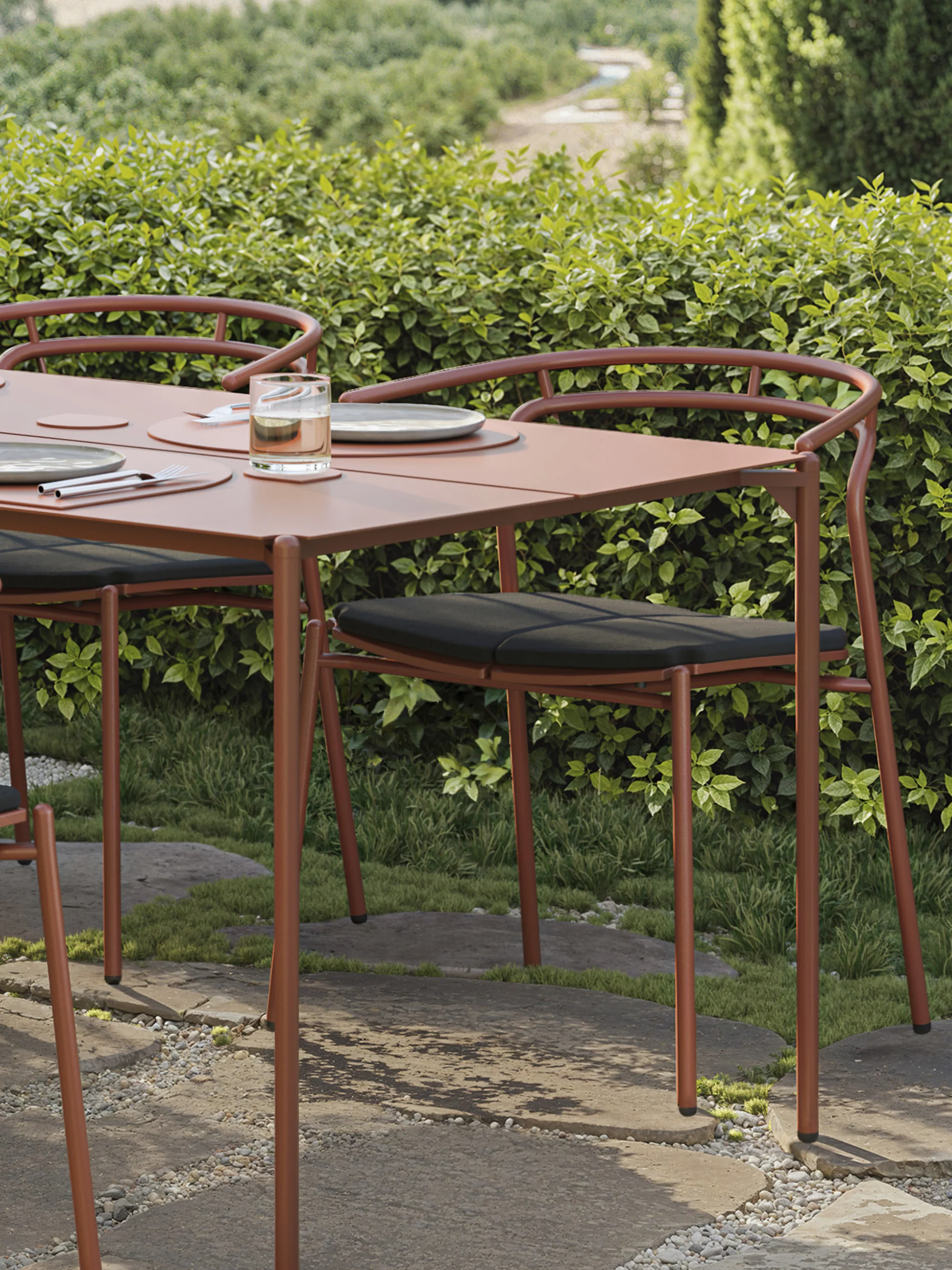Tuintafel Novo van metaal