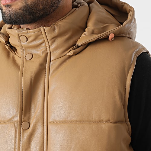 Doudoune Sans Manches A Capuche M2110 Camel