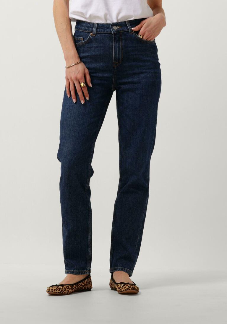 SELECTED FEMME donkerblauwe selected femme slim fit jeans slfamy hw slim row blu jeans u