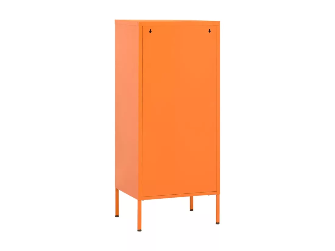 Armoire de rangement Orange 42,5x35x101,5 cm Acier