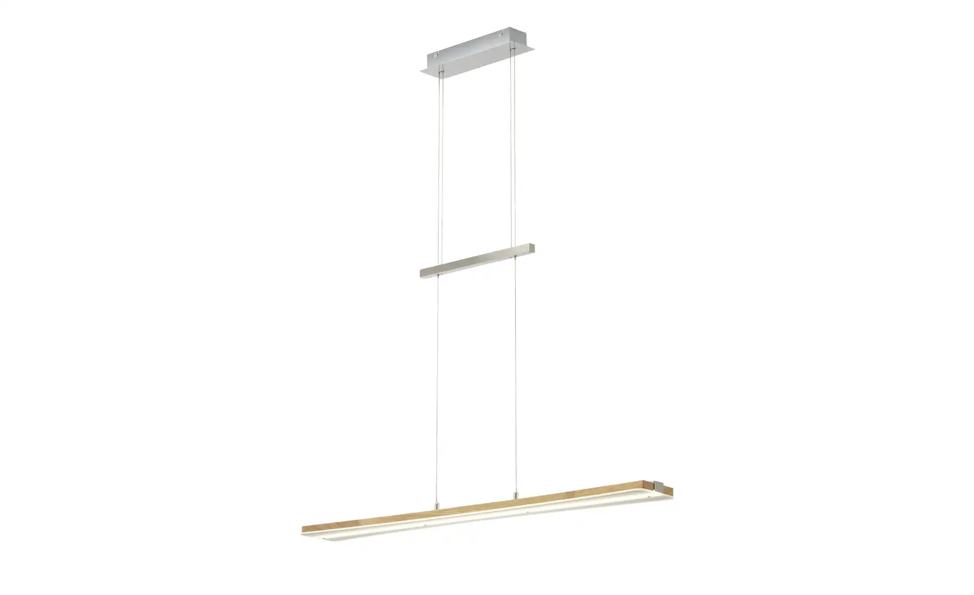 LED-Pendelleuchte, 1-flammig, Eiche natur