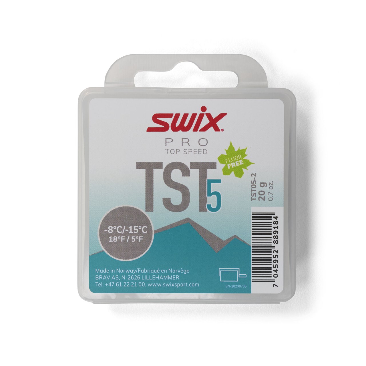Swix Top Speed Turbo 5 20g Konkurranseglider spesielt utviklet for ullbørste