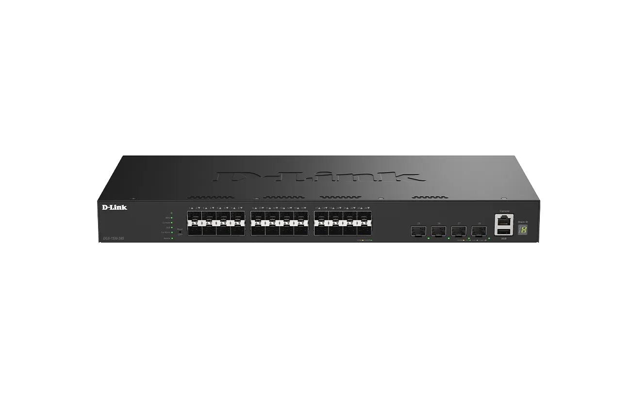 SFP+ Switch DGS-1530 28 Port<br>Gigabit Stackable Smart Managed Switches mit 10G Uplinks