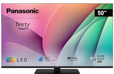 Panasonic - W80-serie - 50 Inch 4K Ultra HD QLED Smart TV - Zwart