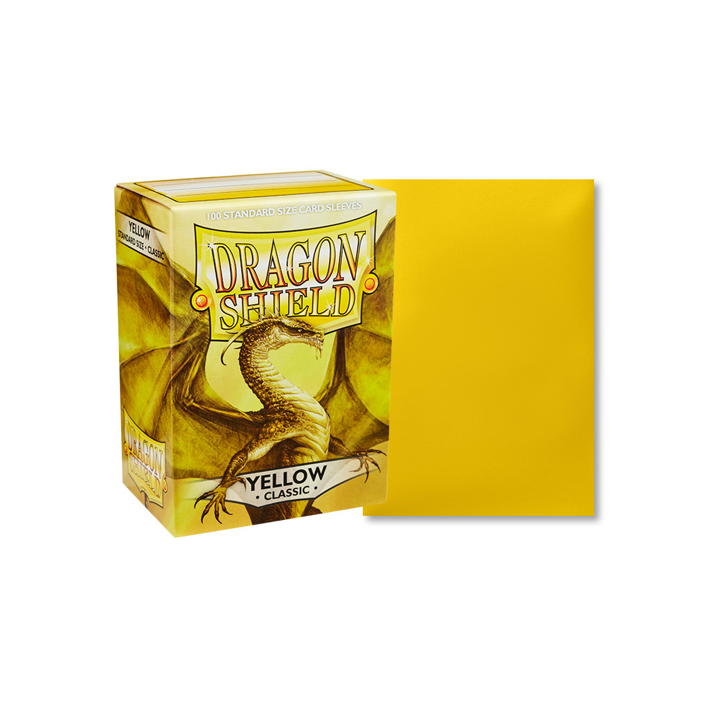Dragon Shield - Standard 100 Sleeves : Couleur Yellow