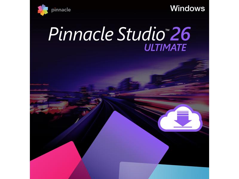 Pinnacle Studio 26 Ultimate ESD, Vollversion Professionelles Videoschnittprogramm für Windows