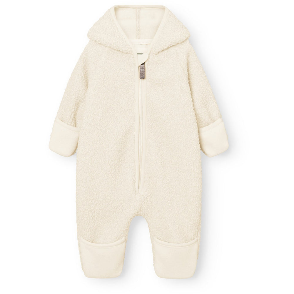 Køb Mini A ture Angora Cream Matadel Teddyfleece Jumpsuit. GRS