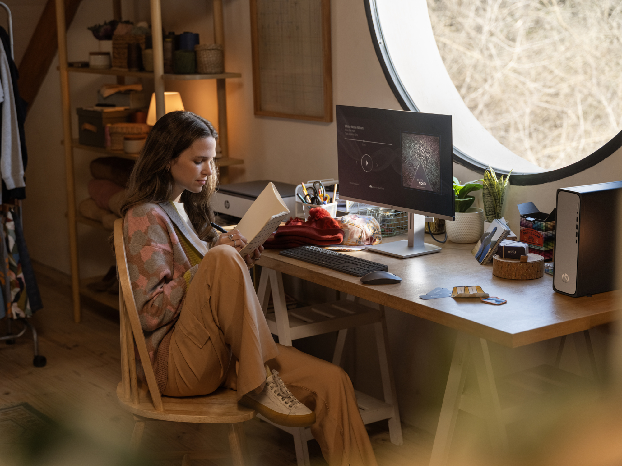 HP OmniDesk Slim S03-0806no i3-13/16/512 stationær computer