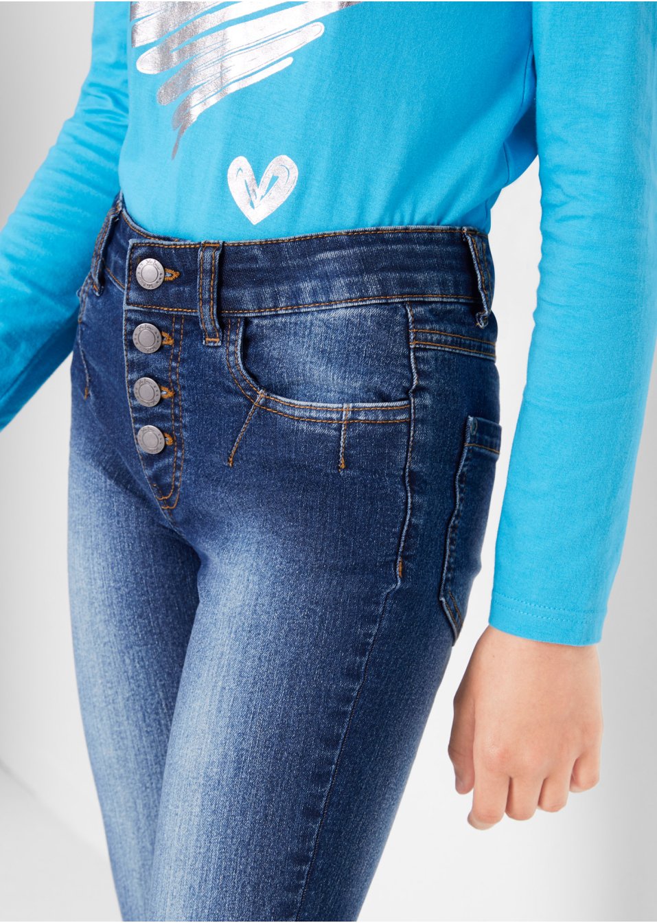 Jean extensible fille Skinny