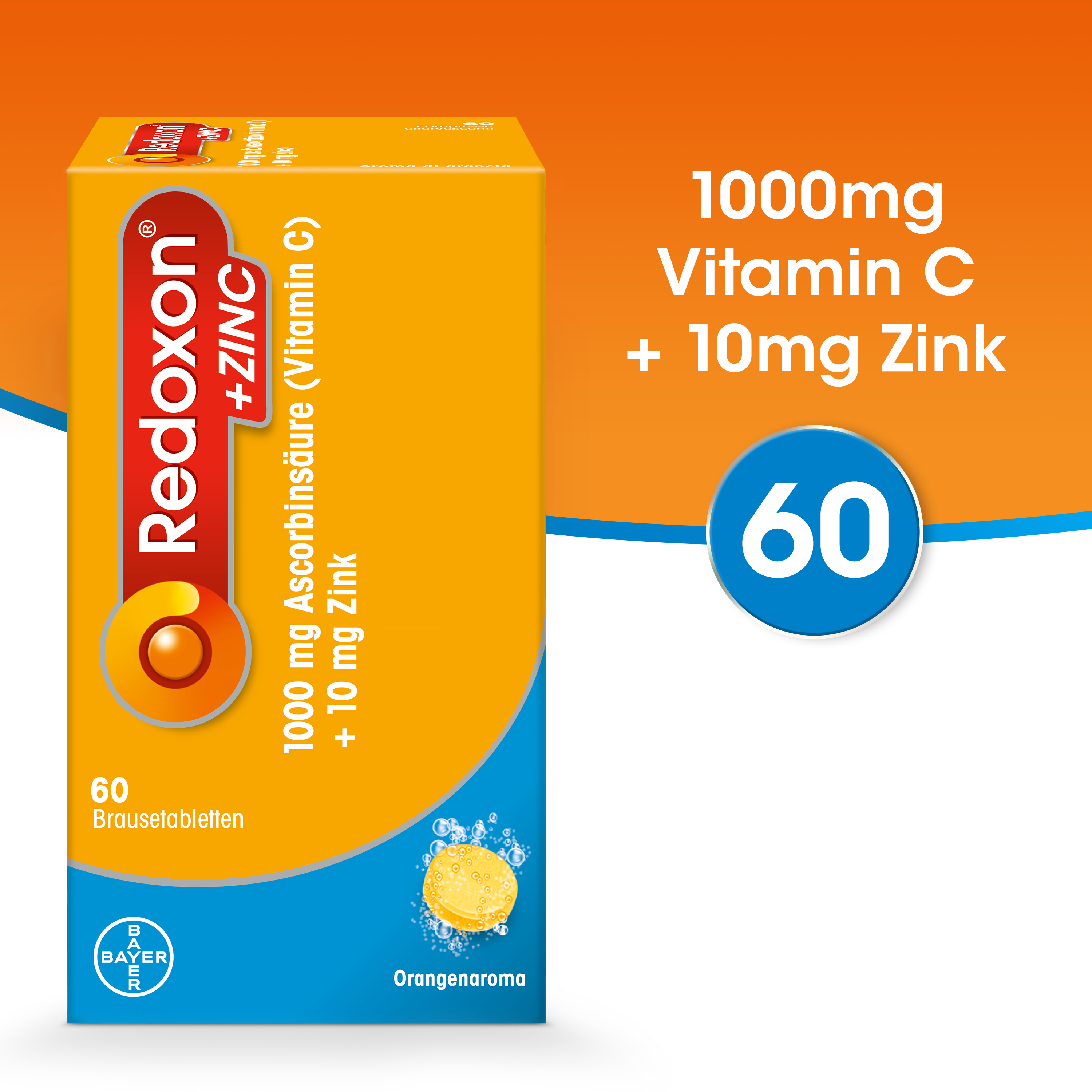 REDOXON Zinc<br>60 Stück, Dose, Brausetablette