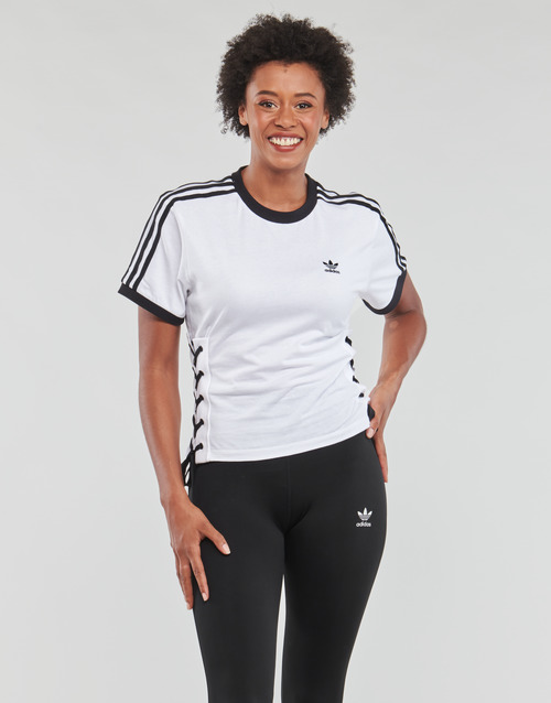 adidas Originals - LACED TEE - blanc