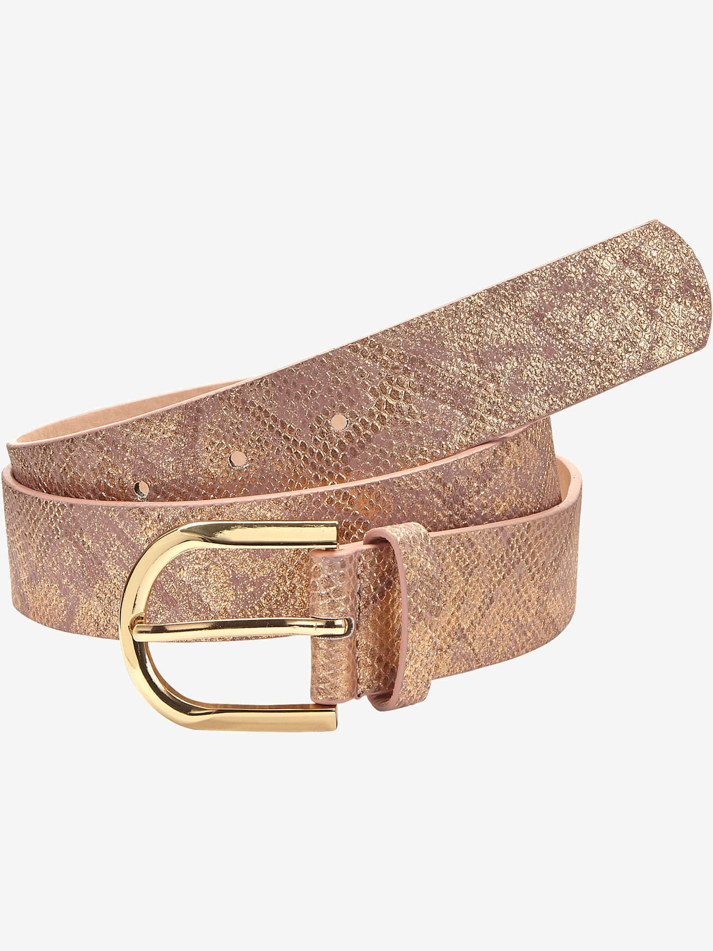 Ceinture hanches ceinture au look métallisé tendance avec motif animal en relief