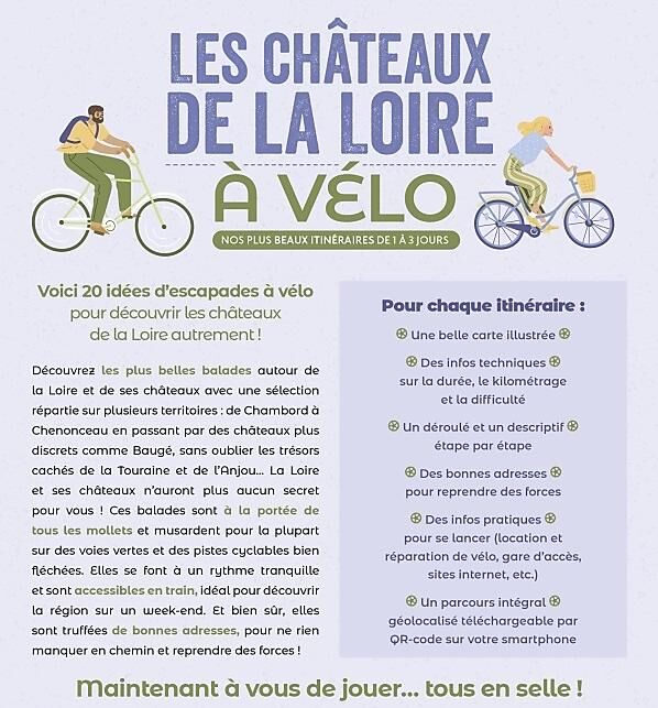 HACHETTE - LES CHATEAUX DE LA LOIRE A VELO ROUTARD