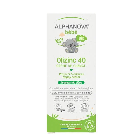 Crème de change bébé Olizinc 40   de               Alphanova bébé