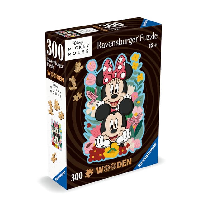 Disney Mickey & Minnie - WOODEN - Holzpuzzle - 300 Teile
