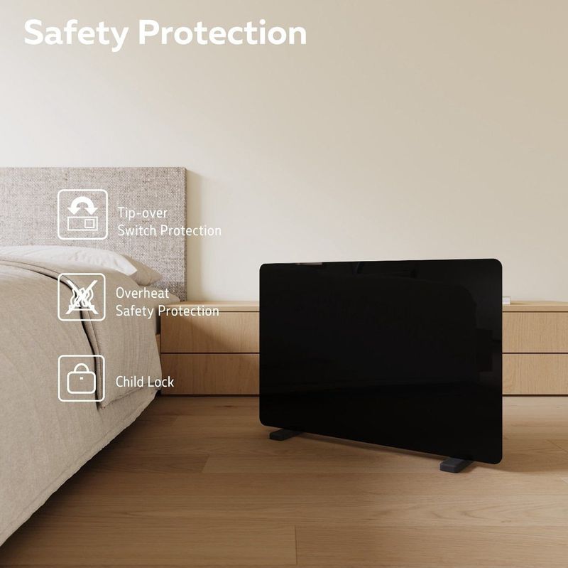 CALEX Smart Elektrische Verwarming - 65 x 43cm - Slimme Energiezuinige Kachel met Wifi - Verwarmingspaneel met Thermostaat