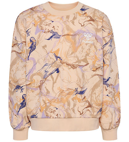 Hummel Sweatshirt - hmlSwirly - Biskuit