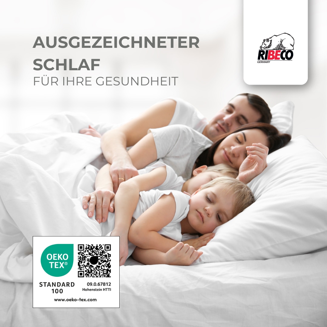 RIBECO Topper »Aaron, Topper 90x200 cm,180x200 cm« Matratze, Boxspringbett geeignet, ergonomisch, Made in EU