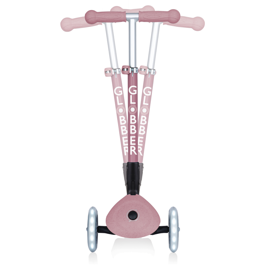 GLOBBER Faltbarer Junior Scooter Lights Eco, beere