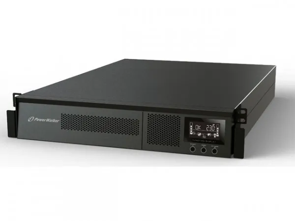 PowerWalker VFI 1000 RMG PF1, Dobbeltkonvertering (online), 1 kVA, 1000 W, Sine, 110 V, 300 V