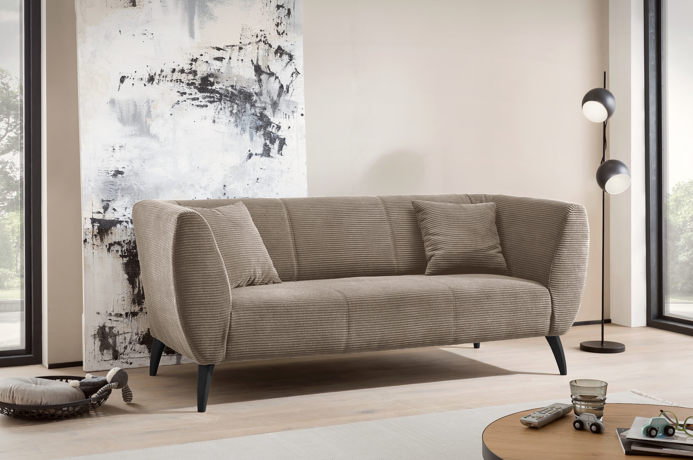 INOSIGN Polstergarnitur »Colori« Set, 3-Sitzer und 2-Sitzer, 2 Stk. tlg. auch als Loveseat erhältlich
