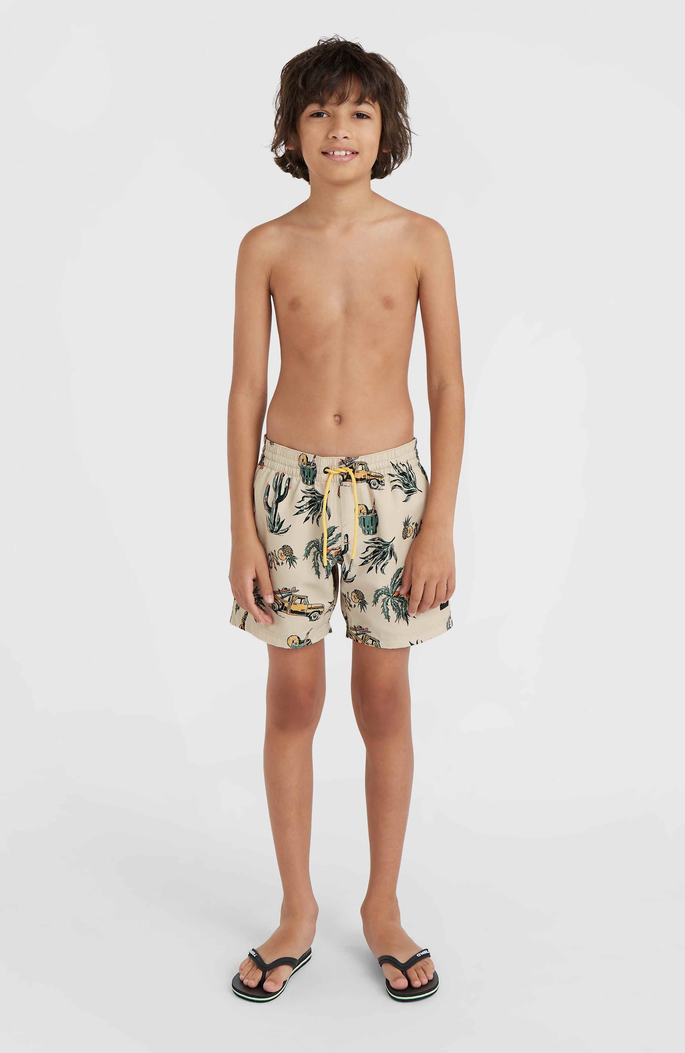 Jongens Mix and Match Cali Print 13'' zwembroek O`Neill Beige