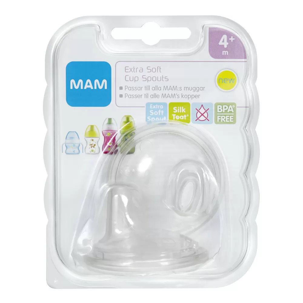 MAM Extra Soft Cup Spouts 4  mdr. - 2 stk.