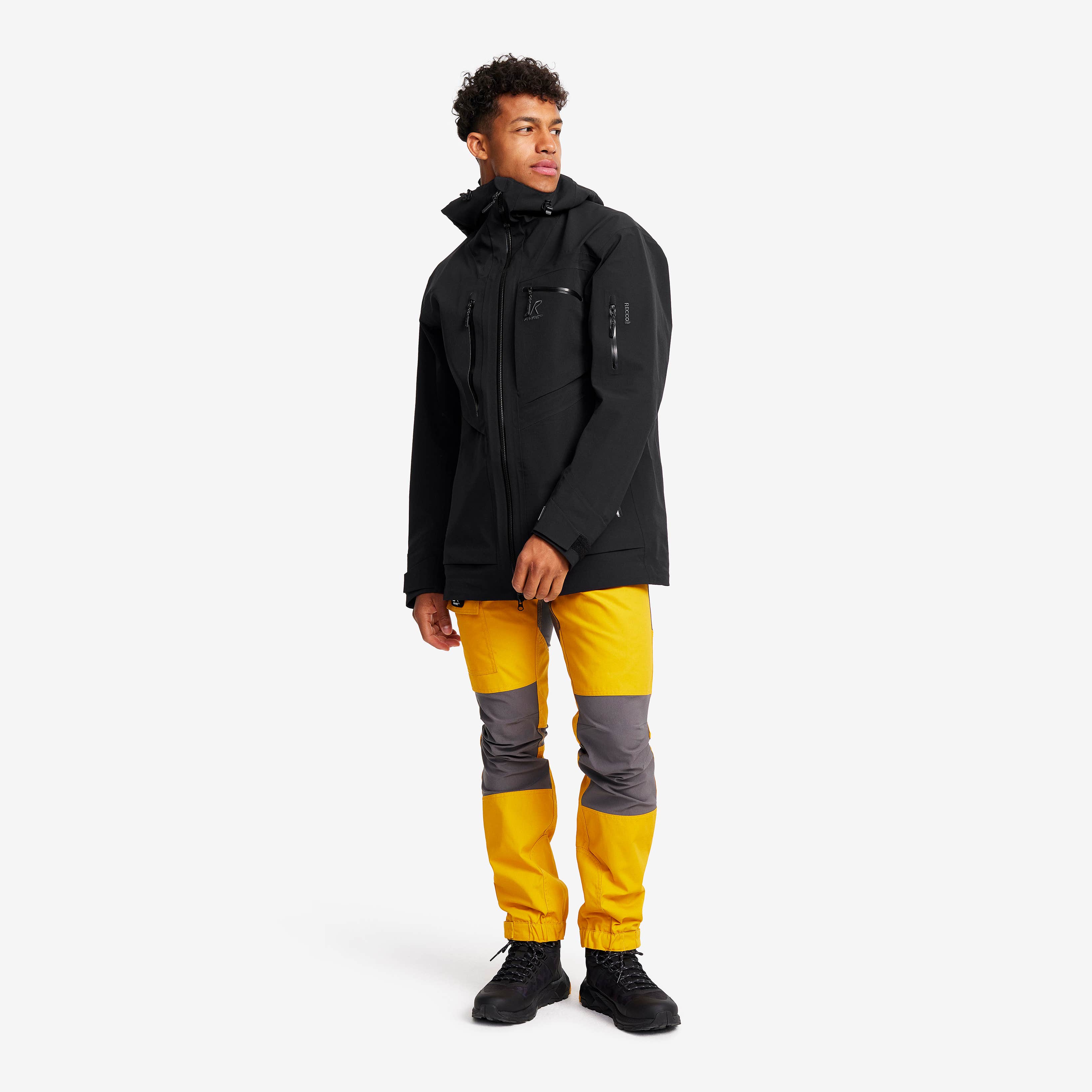 Cyclone Long 3L Jacket Herre Black