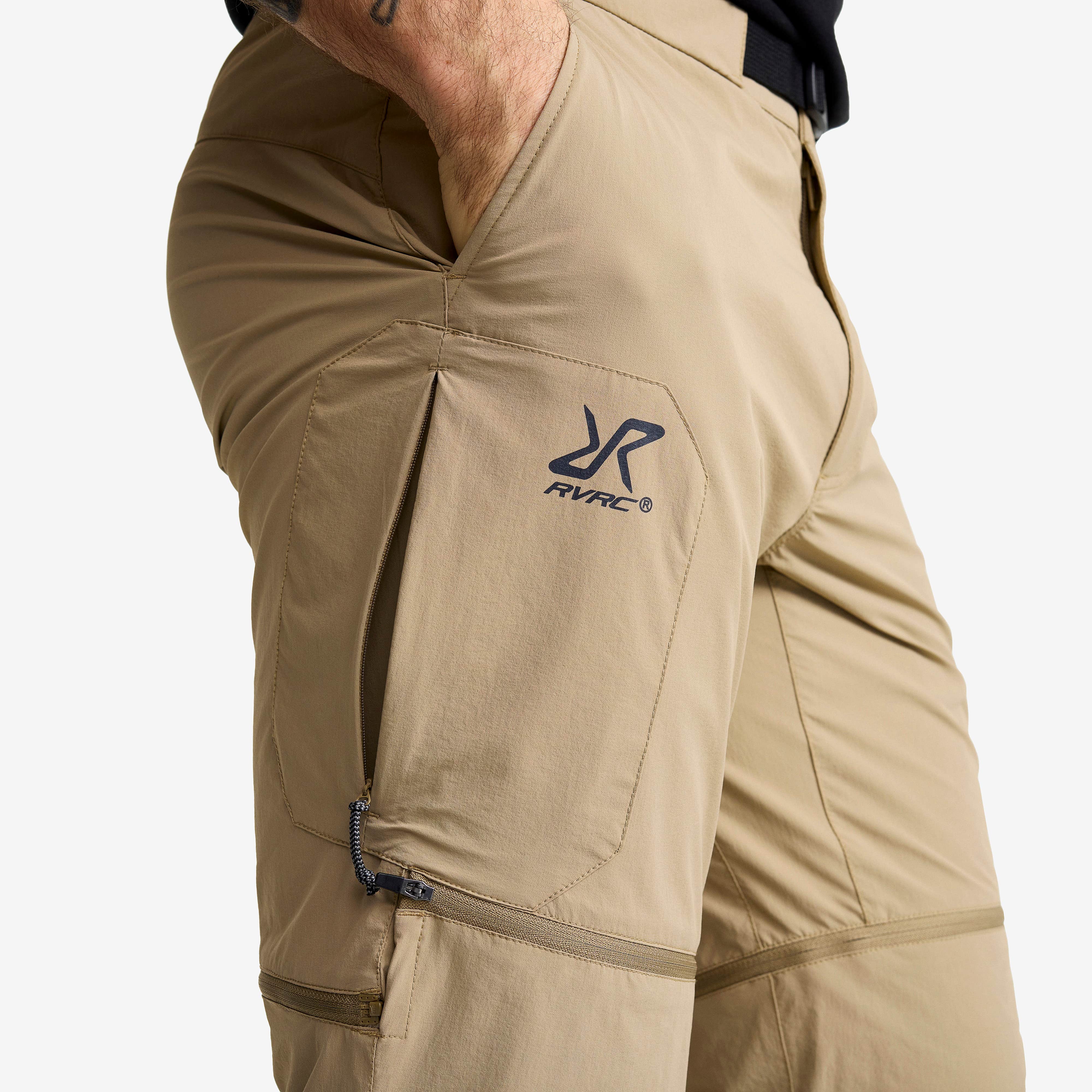 Elevate Hiking Zip-off Pants Herre Khaki