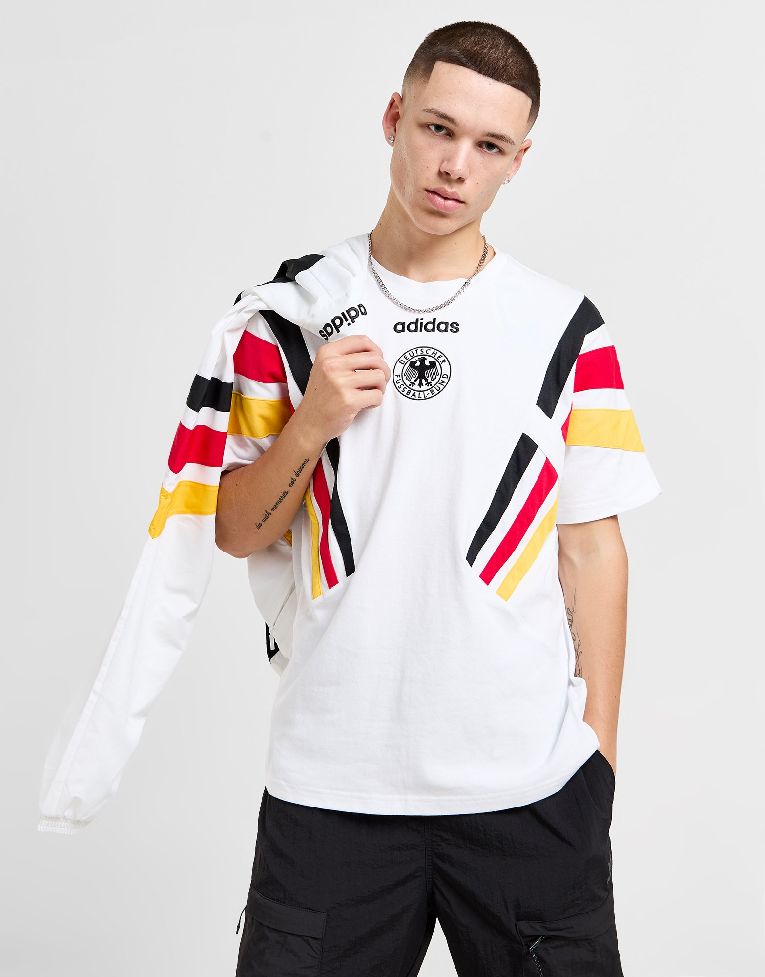 adidas T-shirt coton Allemagne 1996
