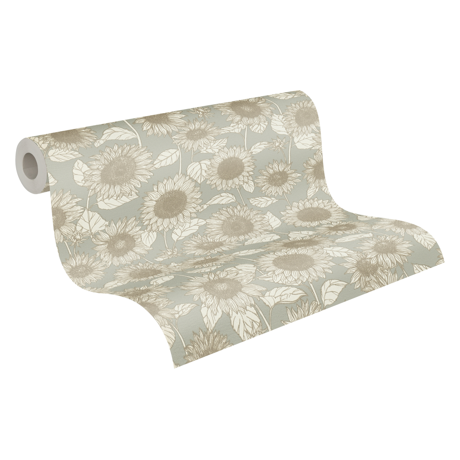 Vliestapete NEW LIFE - beige-grau - 10 Meter