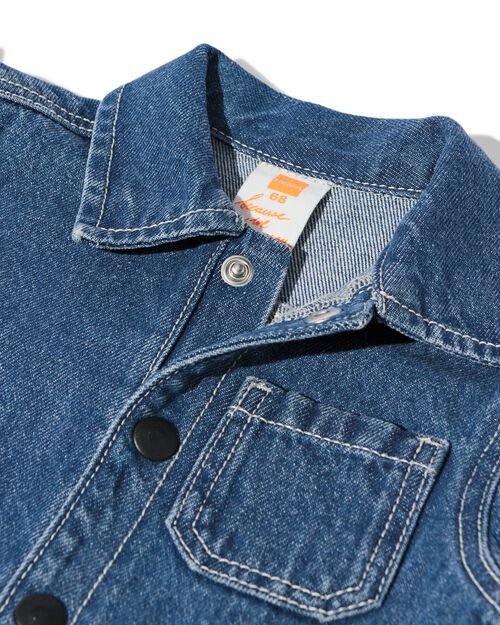 salopette jean bébé denim foncé