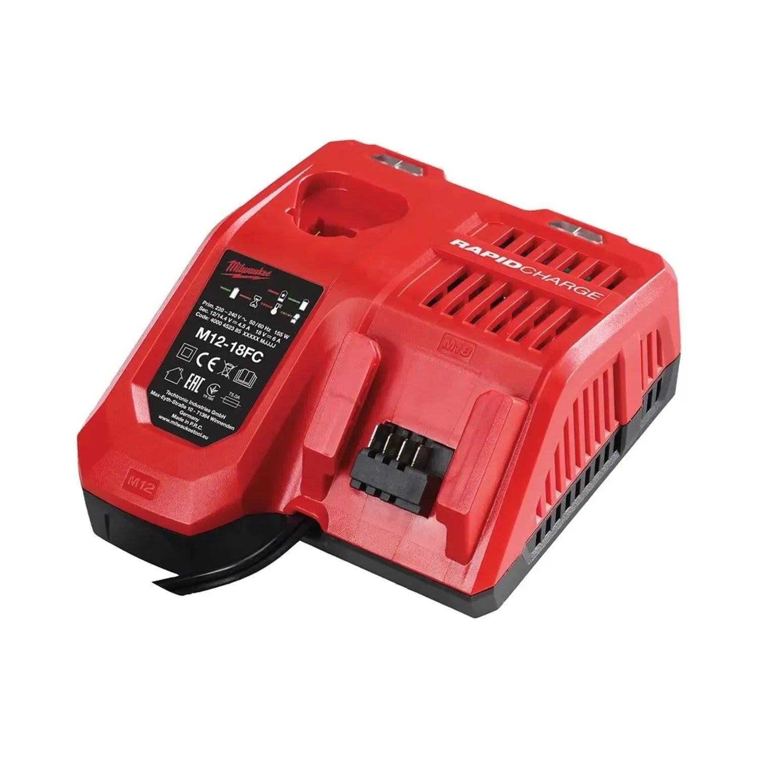 Milwaukee M12-18 FC Universele Snellader 12V, 14.4V & 18V - 4932451079