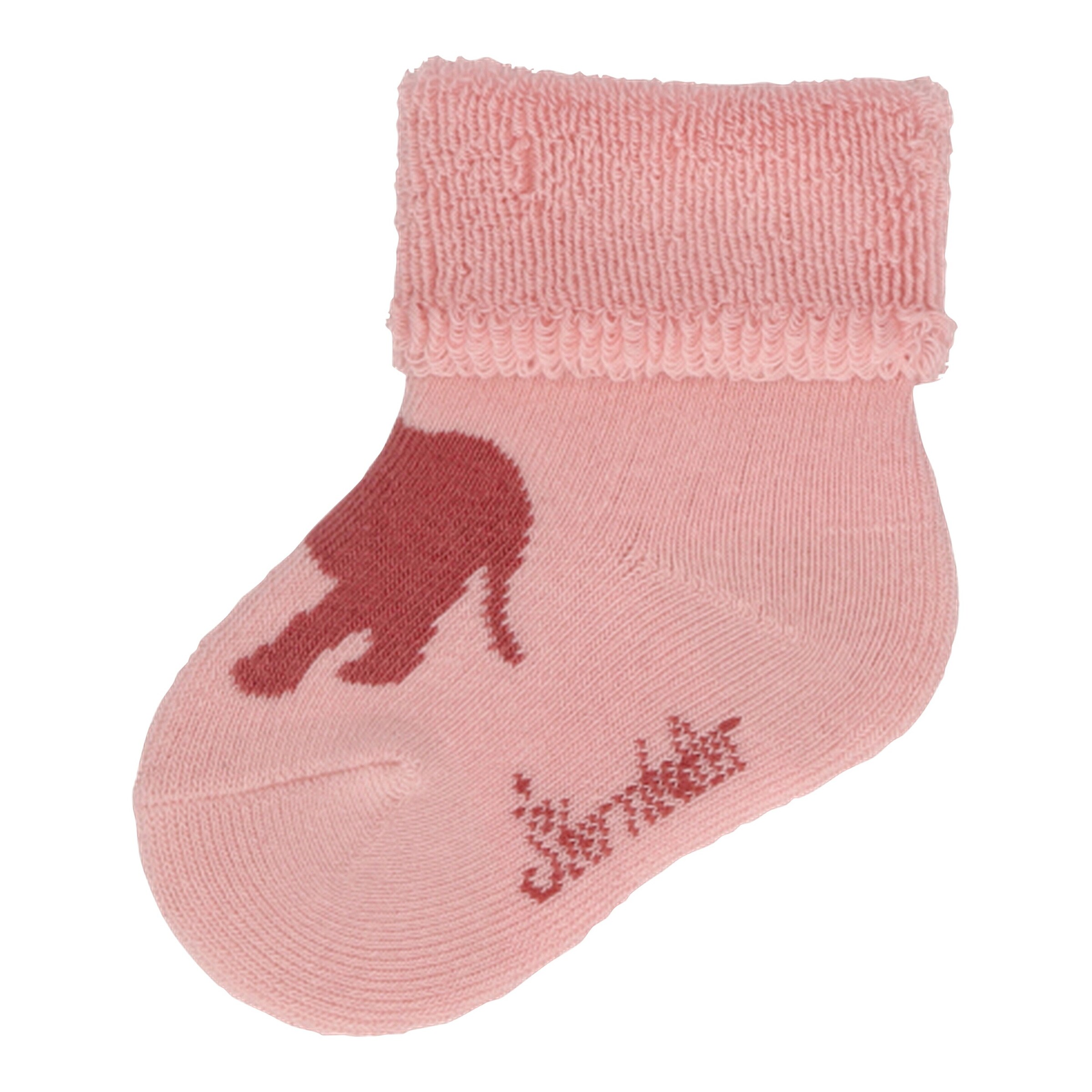 Sterntaler 3er-Pack Socken Zebra Elefant natur/rosa