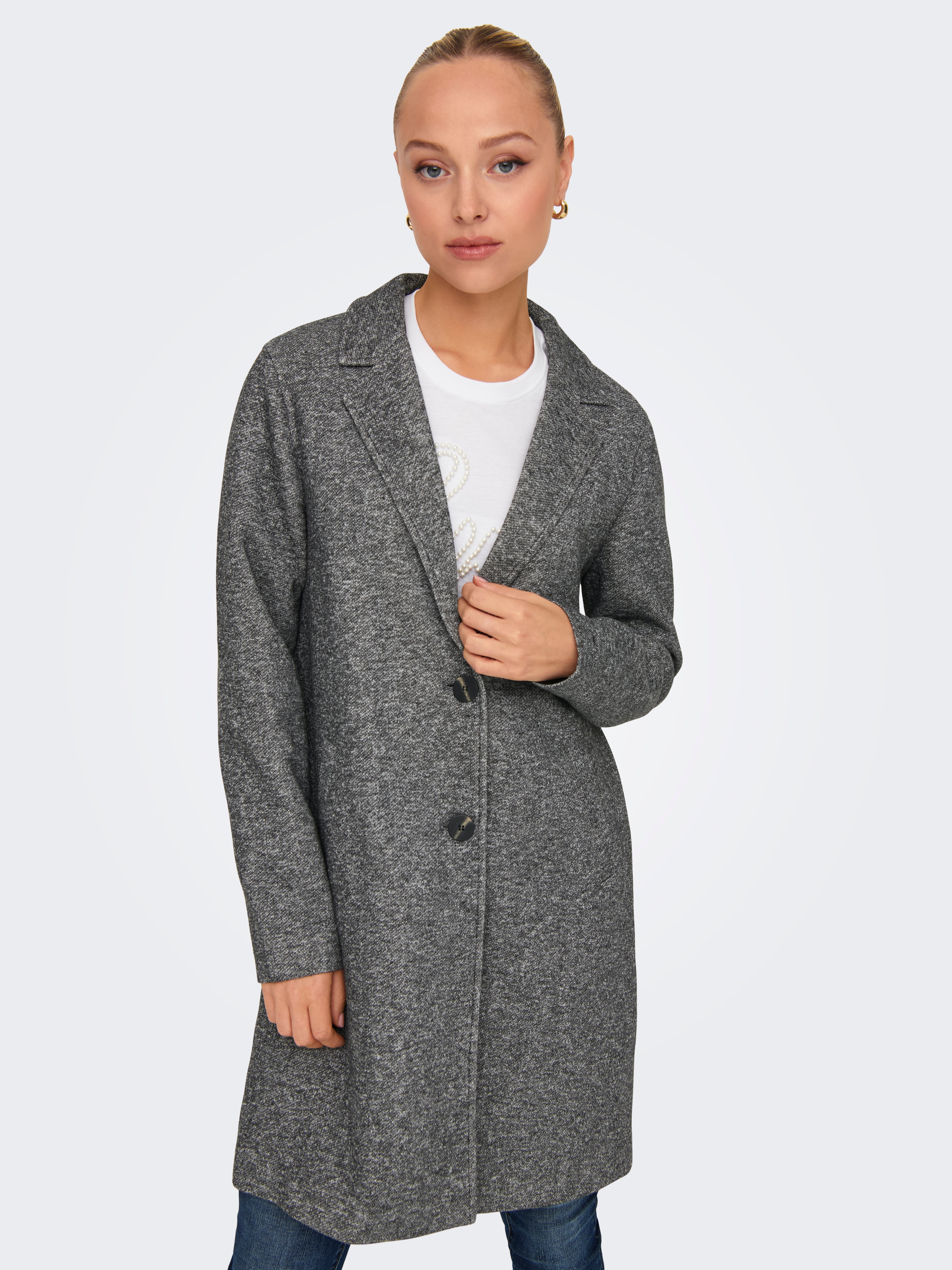 ONLSEDONA Mantel Dark Grey Melange