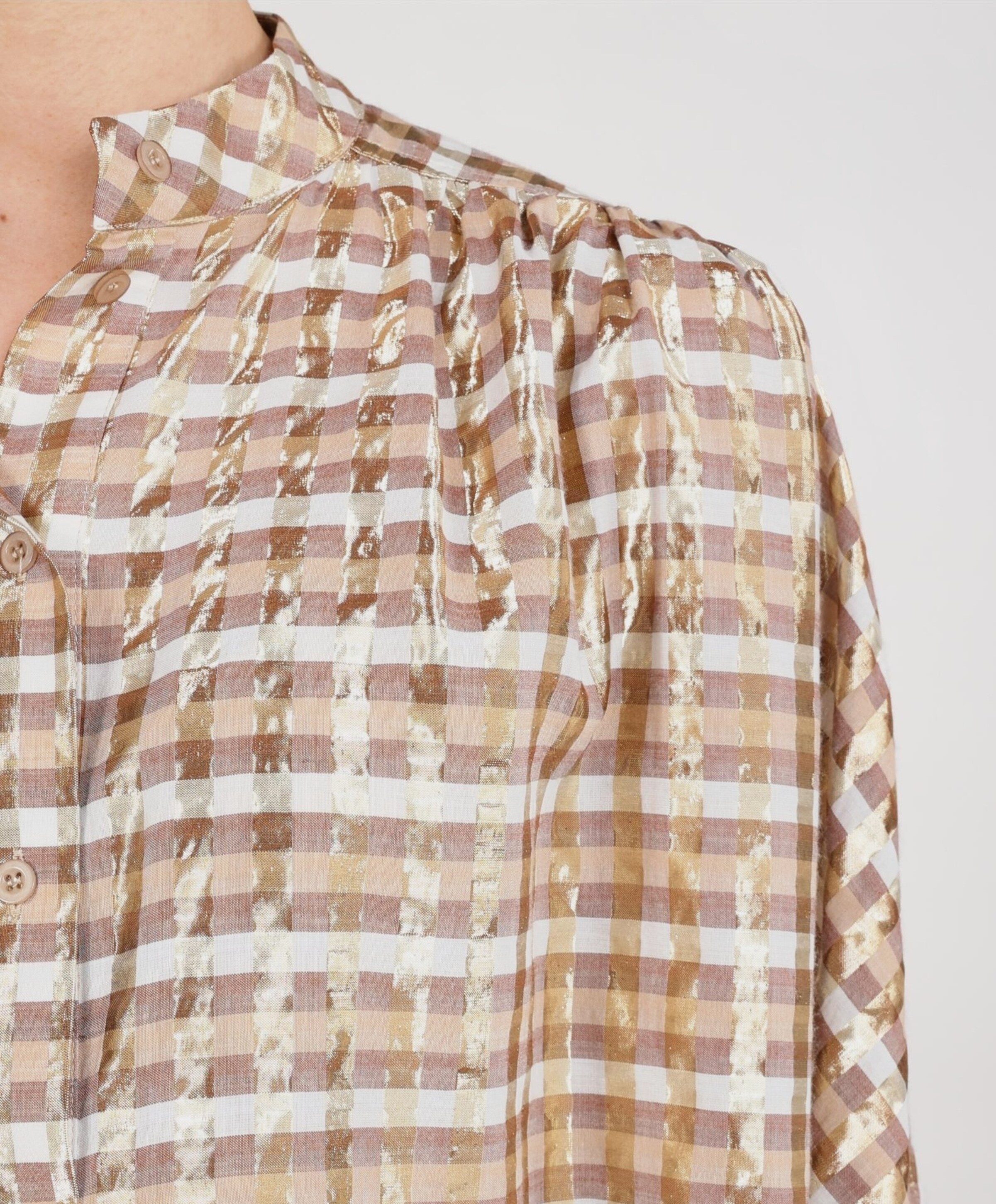 Nukus Dames blouse beige