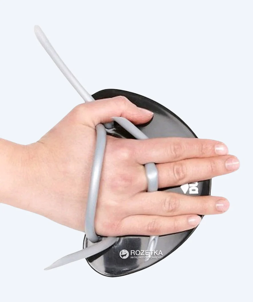 Arena finger paddles - Elite - Lyserød