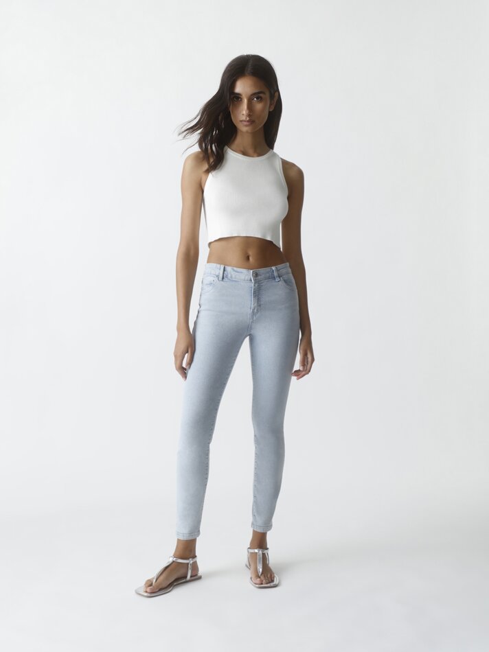 Calça jeans skinny - Petrol