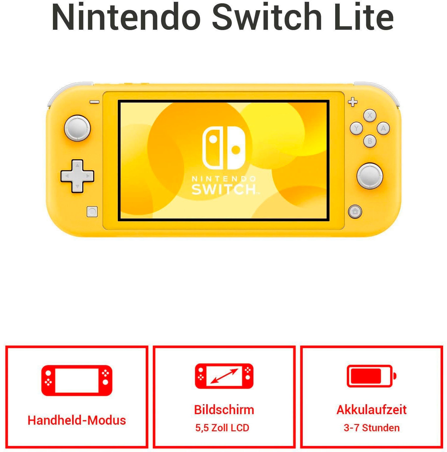 Nintendo Switch Konsolen-Set »Lite« 32 GB inkl. Mario 3D World + Bowser's Fury