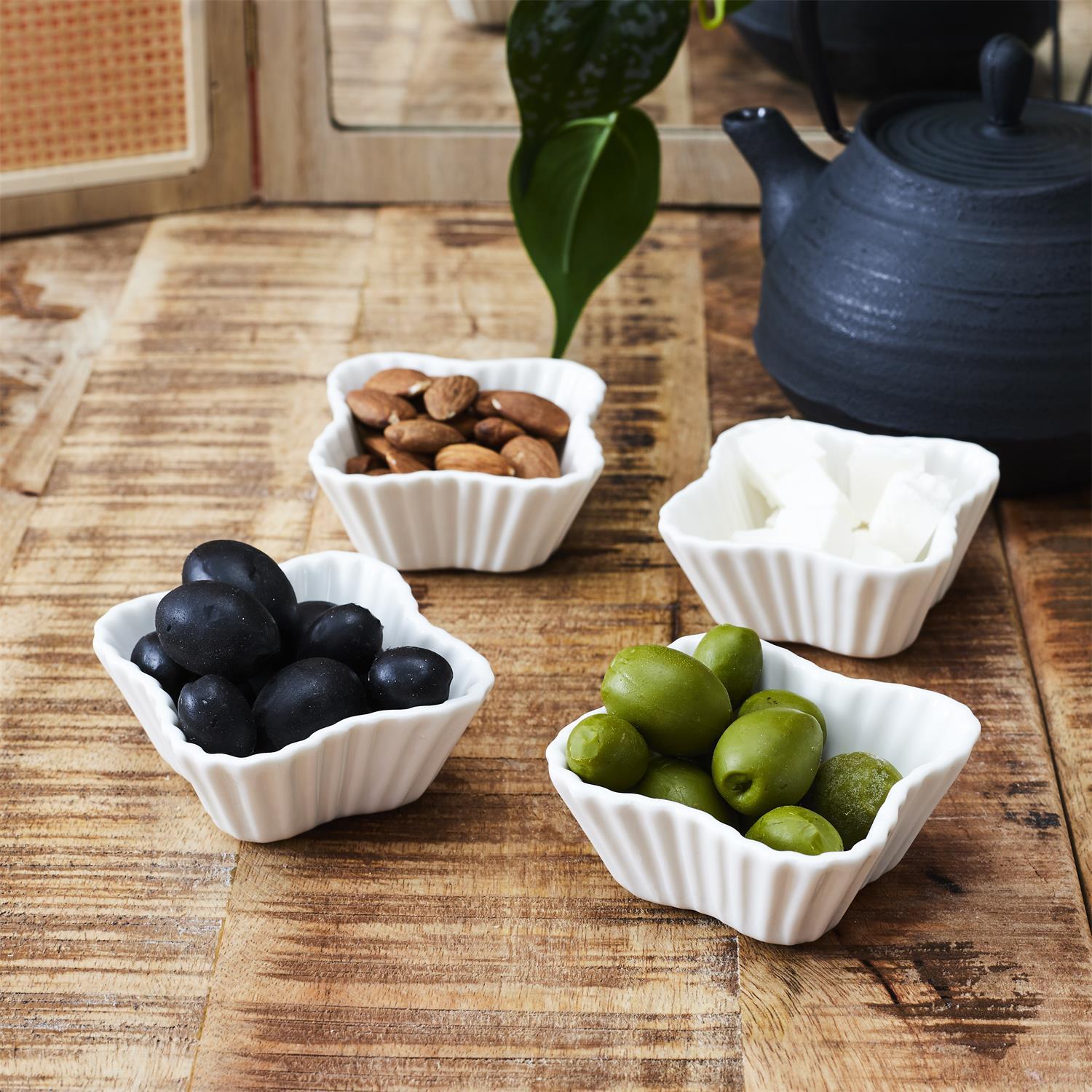 RAMEQUIN TEXTURE PORCELAINE 4CM