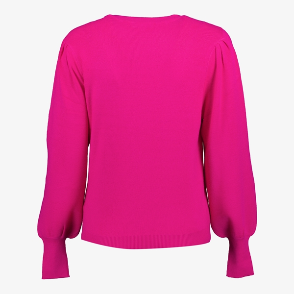 TwoDay dames trui met ballonmouwen roze