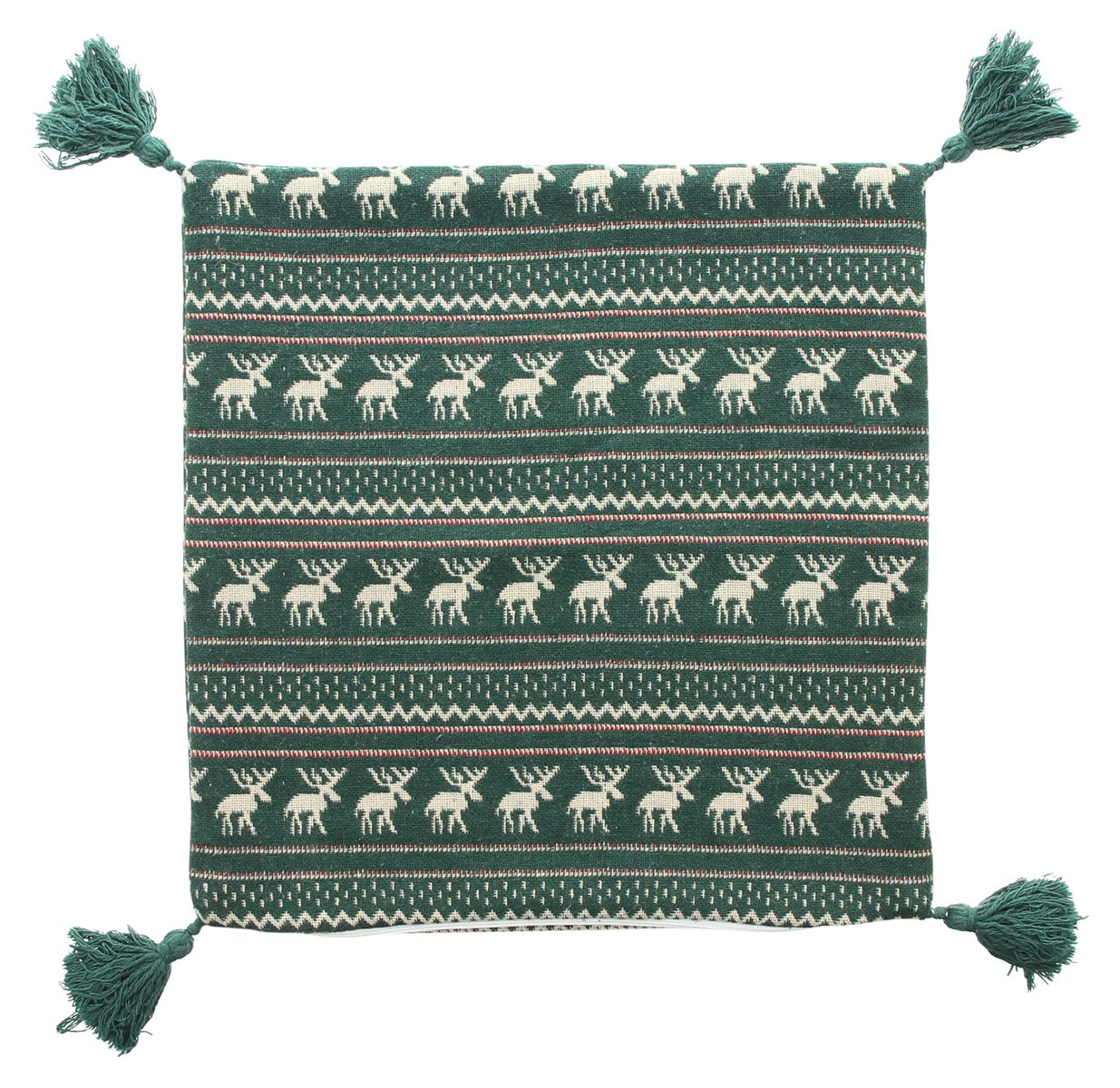 FRANK FLECHTWAREN | Scandinavische kussenhoes, 45 x 45 cm, POLYESTER, WOL